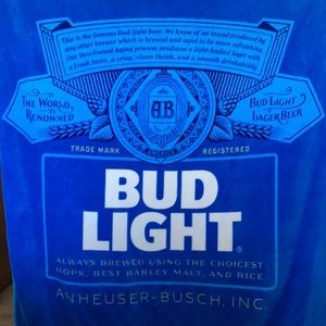 Bud Light Plush Throw Blanket